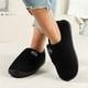 thumbnail image 5 of Deslizantes para hombres gamuza cómoda peluche pies hinchados (36-37), 5 of 8