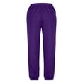thumbnail image 6 of KAUOD Girls Thick Sweatpants Straight High Waist Baggy Joggers Pants Teen Kids Plain Warm Padded Trousers with Pockets, 6 of 6