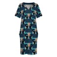 thumbnail image 4 of Annie Lennox Eurythmics Sweet Dreams vestido de noche holgado con bolsillo ropa para mujer vestido de verano, 4 of 7