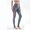 Gray, variant on Womens Yoga Pants Fashion Comfortable Casual Color Block Tight Fitting High Waist Lifting Buttocks Yoga Full Length Pants Gray