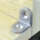 thumbnail image 2 of 10pcs Stainless Steel 90 Degree Angle Bracket L Shape Corner Joint Brace Bracket Fastener Furniture Cabinet Screen Wall Hardware, 2 of 5
