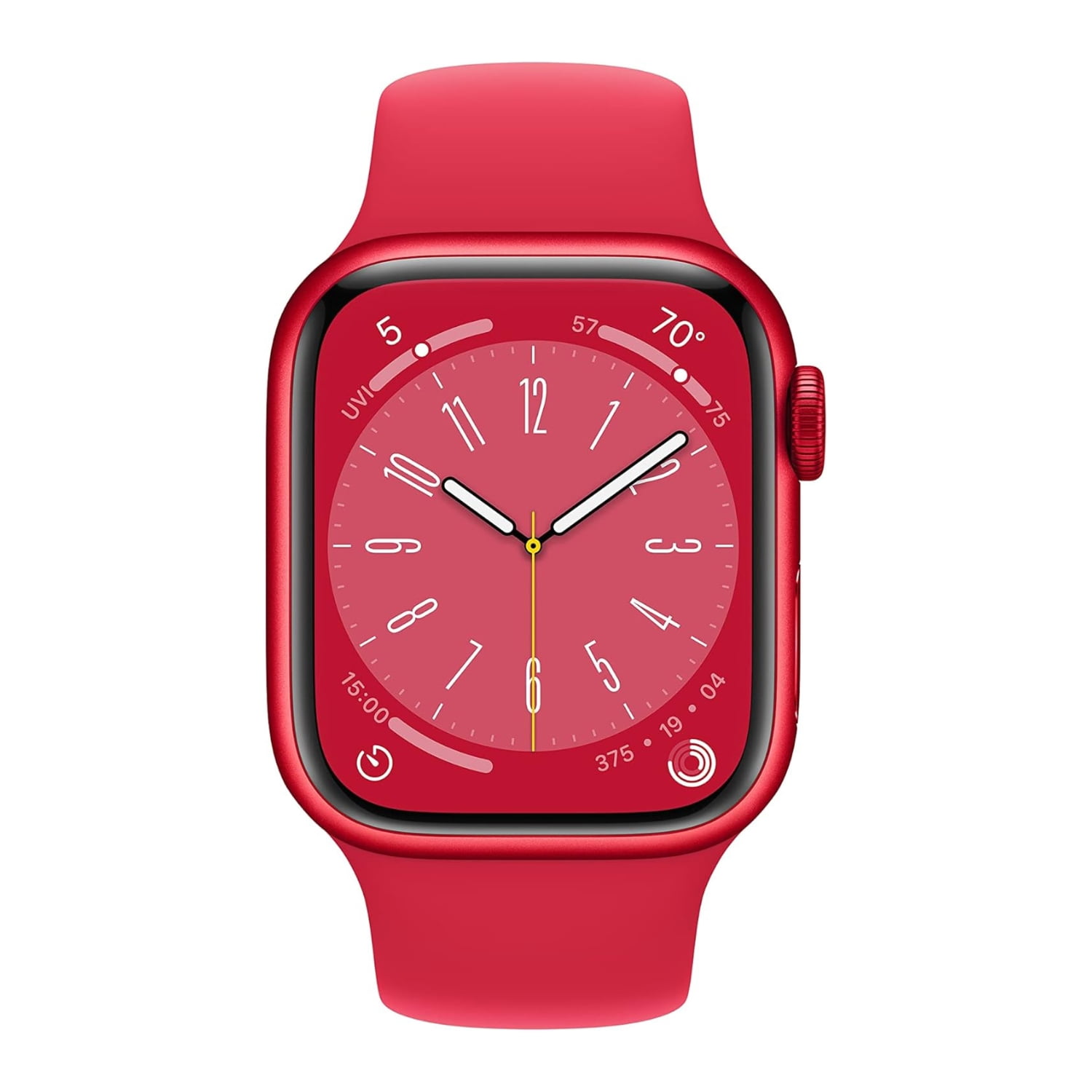 Pre-Owned Apple Watch Series 8 Aluminum 41mm A2772 (GPS + Cellular) Red w/ Wireless Earbuds
