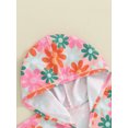 thumbnail image 6 of Baby Sweetie Infant Hooded Beach Towels for Baby Girl Swimsuit Cover up Summer Beach Bath Poncho Towel Cloak 0-6 Months, 6 of 9