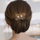 thumbnail image 4 of Nvzi Horquillas para el pelo de boda con flores para novias, peinetas con perlas de cristal, pinzas para el pelo, accesorios para el pelo de boda dorados, joyas -A, 4 of 4