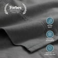 thumbnail image 2 of Flannel Sheet Set  Cotton  Velvety Soft Heavyweight - Double Brushed Flannel - Deep Pocket (Queen  Grey), 2 of 9