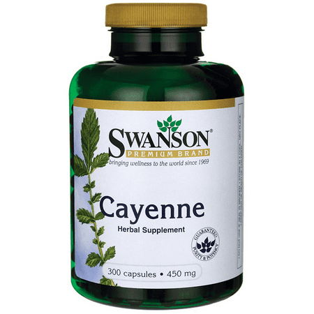 - Swanson Cayenne 450 mg 300 Caps