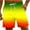 Yellow, variant on Jgppe Swim Trunks for Mens Plus Size Multicolor Printed Quick Dry Stretch Low Waist Summer Beach Shorts