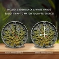 thumbnail image 2 of Stone Lichen Clock Wall Decor Garden Art 10-Inch Silent Wooden Wall Clock, Battery Operated (AA Batteries Not Included), Artistic Home Decor, 2 of 7