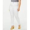 Hue Plus Size Classic Smooth Denim White Leggings 3x