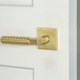 thumbnail image 4 of Viaggio Qadcon-Reb_Sd_Lh Quadrato Left Handed Solid Brass Non-Turning One-Sided Dummy Door, 4 of 7
