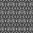 thumbnail image 1 of Ahgly Company Tapis d'Intérieur Lavable à la Machine, Carré, Transitionnel, Gris Foncé Noir, Tapis de Zone, 6 Pieds Carré, 1 of 7