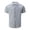 Gray_004, variant on Mens Knit Short Sleeve Shirts Button Down Vintage Polo Shirt Casual Vacation Beach Shirts White M