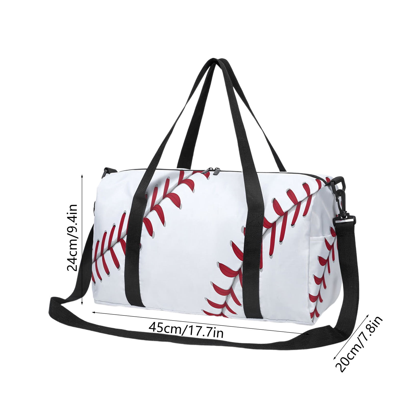 ToyKingdee Baseball Funny Foldable Duffle Bag For Women - Workout Bag For Gym Men - Boy Gym Bag - Girls Small Weekender Duffel Bag - Packable Luggage Bag For Travel Sports