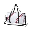 thumbnail image 3 of MORESEC Sac de Sport, Sac de Voyage Imprimé Soccer Rugby, Sac de Sport Grande Capacité, Sac de Rangement pour Équipement de Yoga, Sac de Sport Extérieur, Sac en Nylon Résistant à l'Eau, Bandoulière Confortable, 3 of 6