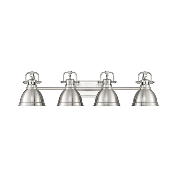 Yep by Golden Lighting Duncan 4-light Vanity in Pewter