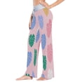 thumbnail image 2 of Large Women's Comfy Casual Pajama Pants Stretch Fabric Suitable for Yoga Pants Hippie Pants，The Best Holiday Gifts for Women Monster Leaf, 2 of 7
