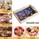 thumbnail image 2 of Kit Bandeja Comida Con Pintura Diamantes Mariposa Asas para Del, 2 of 9