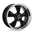 thumbnail image 2 of American Racing Aluminum Rim AR105 TORQ THRUST M 18X9in Gloss Black Machined Lip Finish, AR105M8966B, 2 of 3