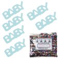 thumbnail image 2 of Confetti Word BABY Blue Pastel - Half Pound (8 oz) - CCL7832, 2 of 8