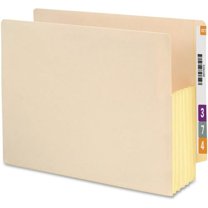 Smead Manila End Tab File Pockets - Reinforced Tab Filing Pockets For Shelf Organization, Letter Size