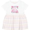 thumbnail image 3 of Inktastic Our First Mother's Day-roses and Daisies Girls Baby Dress, 3 of 5
