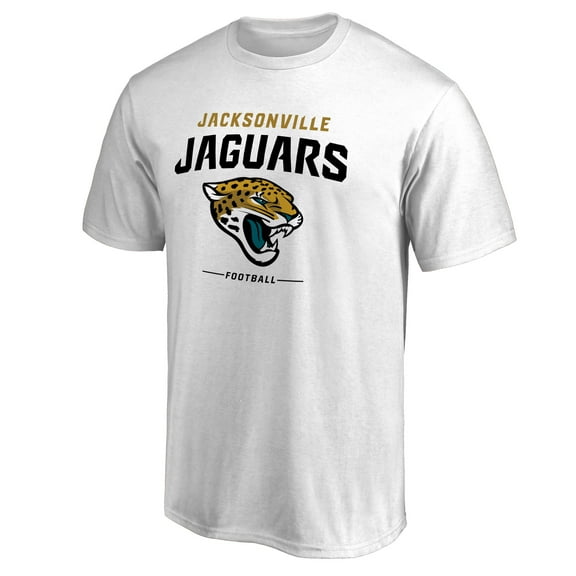Men's White Jacksonville Jaguars Team Lockup T-Shirt