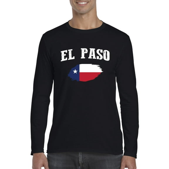 Mens Long Sleeve T-Shirts - El Paso