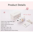 thumbnail image 5 of LED Multicolor Silicone Puppy Night Light, Soft Touch, Child-Safe Bedroom Lamp, White, 5 of 6