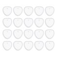 thumbnail image 1 of Uxcell 20 Pcs Moldes de llaveros de resina en forma de corazón, kit de moldes de silicona epóxica con agujero para colgantes de llaveros y joyería, 1 of 5
