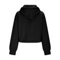 thumbnail image 5 of Bovemsi Sweatshirt for Women Cropped Lightweight Long Sleeve Hooded With Pocket 2025 Fall Trendy Outfits Camo Hoodie, 5 of 9