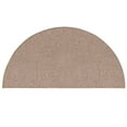 thumbnail image 1 of Home Queen Color World Collection Pet Friendly Indoor Outdoor Area Rug Beige - 66" x 132" Half Round, 1 of 5