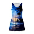 thumbnail image 5 of Beach Dress for Women Women's Casual Summer Tank Dresses With Pockets Hawaiian Print V-Neck Sleeveless Dresses, 5 of 5