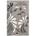 thumbnail image 2 of Safavieh Soho Gibson Floral Area Rug, Gray/Ivory, 3'6" x 5'6", 2 of 11