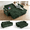 Green, variant on 91" L-Shaped Sleeper Sectional Sofa Bed with Pull-Out Bed, Reversible Storage Chaise, Reclining Backrest, USB Charging Ports, Cup Holders, Plush Corduroy Couch, Tool-Free Assembly