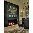 thumbnail image 2 of I Dream of Summers Painting Print on Natural Pine Wood, 2 of 7