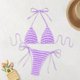 thumbnail image 1 of Traje de baño para mujer, moda, cómodo, bikini, traje de baño liso para mujer, conjuntos de bikini, trajes de baño para mujer, conjuntos de bikini para mujer, trajes de baño bikini para mujer, 1 of 7
