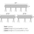 thumbnail image 2 of Protectores para muebles Corner Edge Strip para barandillas de cuna, 3 unidades, color gris, 2 of 3