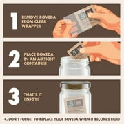 Boveda 62% RH 2-Way Humidity Control | Size 8 Protects Up to 1 Oz | 10-Count
