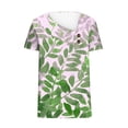 thumbnail image 4 of Fiudx Ofertas Del Día Camisa de Manga Corta para Mujer con Camiseta Informal con Botones Estampados, 4 of 5