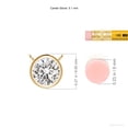 thumbnail image 5 of ANGARA Natural Diamond Solitaire Necklace in 14K Yellow Gold for Women (Size-5.1mm| Color-I-J| Clarity-I1-I2) | April Birthstone, Anniversary, Jewelry Gift for Women | Natural Diamond Necklace, 5 of 10