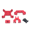 thumbnail image 3 of Amortiguador de coche RC, 1 Juego, Kits de choque delantero y trasero, piezas de coche de Control remoto, accesorios de actualización, suministros de bricolaje, rojo resistente a la corrosión Inevent FN001454-02, 3 of 7