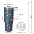 thumbnail image 2 of 40 Oz Winter Plaid Tumbler With Handle, Christmas Coffee Travel Mug Cup, Holiday Gift Idea, 2 of 4