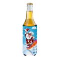 thumbnail image 2 of Carolines Treasures APH6388MUK Christmas Santa Claus Snowboarding Ultra Beverage Insulators for slim cans  Slim Can, 2 of 3