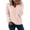 Beige, variant on Women's Fuzzy Mohair Style V-Neck Sweater Soft Acrylic Knit Relaxed Fit for Fall Winter
