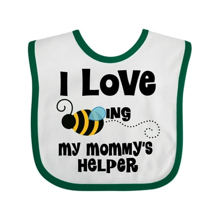 

Inktastic My Mommy s Helper Little Bee Kids Gift Baby Boy or Baby Girl Bib