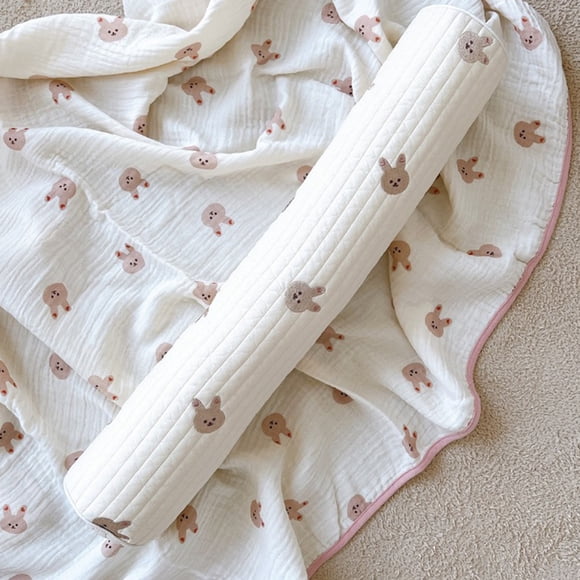Almohada cilíndrica para bebé, almohada cilíndrica para bebé, almohada de apoyo cilíndrica de algodón para bebé, almohada enrollable para bebé, rendimiento de alta gama