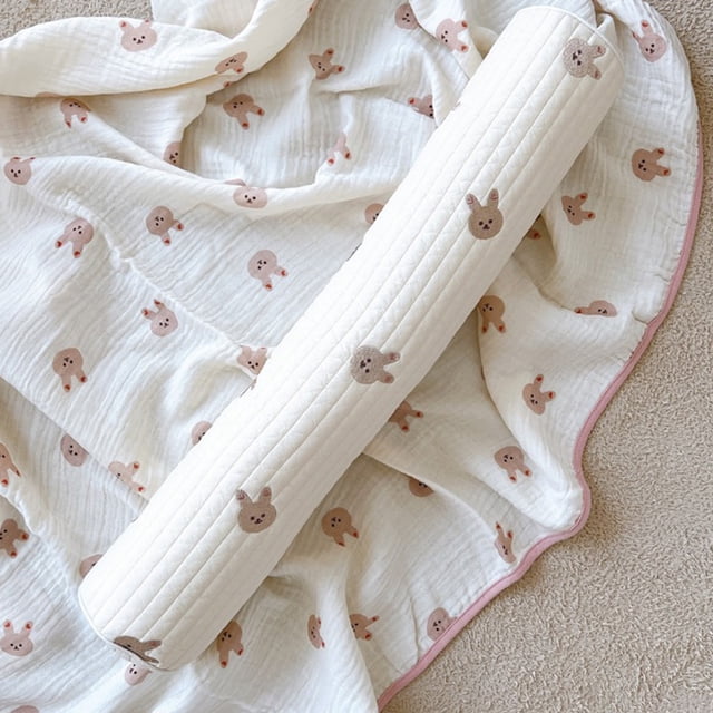 Almohada cilíndrica para bebé, almohada cilíndrica para bebé, almohada de apoyo cilíndrica de algodón para bebé, almohada enrollable para bebé, rendimiento de alta gama