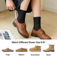 thumbnail image 4 of Loritta Secret Womens Crew Cotton Knit Socks Casual Breathable Ladies Socks 7 Pairs,  Size 7-9, 4 of 6