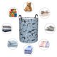 thumbnail image 4 of Fotbe Dolphins Cesto de Ropa con Asas, Cesto Impermeable de Gran Capacidad, Bolsa de Lavado para Dormitorio, Cesto de Ropa con Ruedas y Asas-Medium, 4 of 6