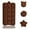 brown, variant on Nkmbld Silicone Tray Chocolate Candy Molds Baking Molds for Cake Fancy Shapes, BPA-Free